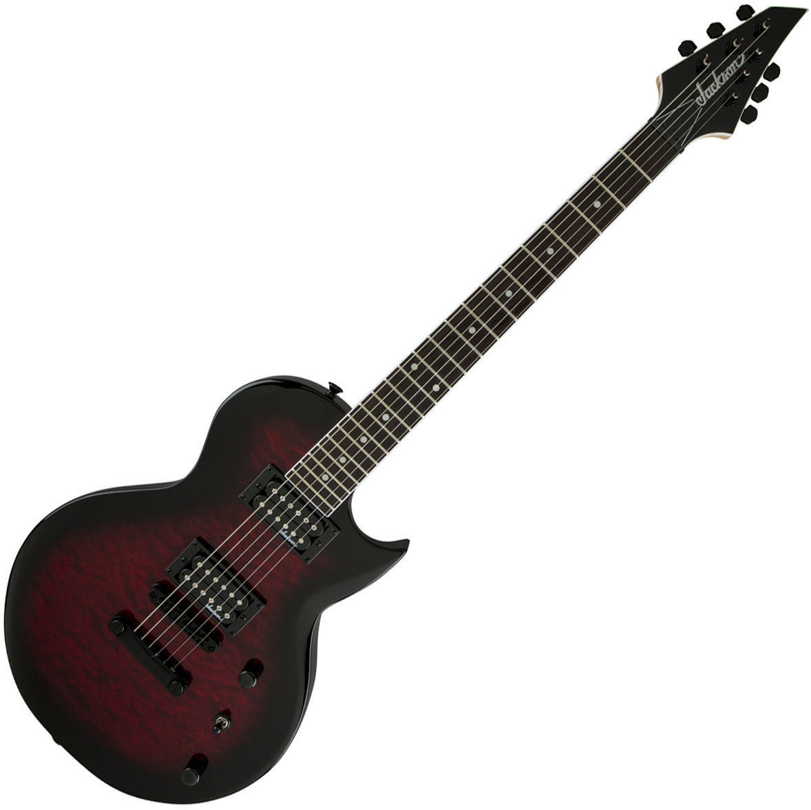 Guitarra eléctrica Jackson JS22 SC Monarkh Transparent Red