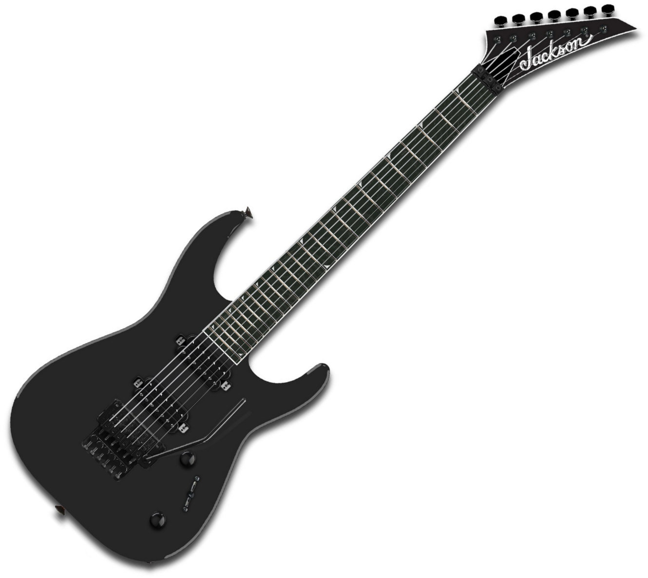 7-string Electric Guitar Jackson Pro Series Soloist SL7 Satin Black
