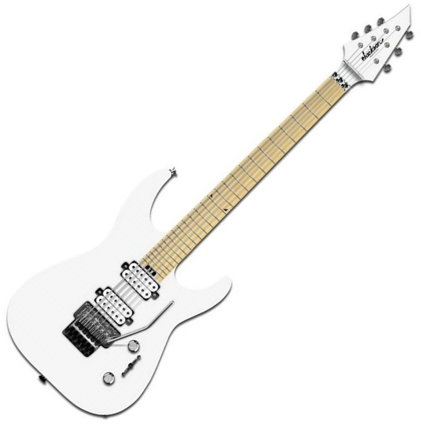 Electric guitar Jackson JCS DK HH FR Snow White