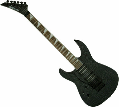 Guitare électrique pour gauchers Jackson SLX Soloist Left-Handed Transparent Black - 1