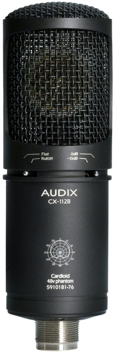 Microfone condensador de estúdio AUDIX CX112B Microfone condensador de estúdio
