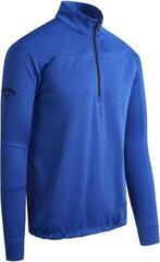 Callaway Pieced Waffle 1/4 Zip Mens Sweater Surf Heather L Callaway Pieced Waffle 1/4 Zip Mens Sweater Surf Heather L