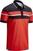 Koszulka Polo Callaway Shoulder & Chest Block High Risk Red M