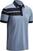 Poloshirt Callaway Double Stripe Camo Mens Polo Shirt Flint Stone XL