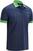Polo Shirt Callaway Graphic Shoulder Print Mens Polo Shirt Dress Blue L