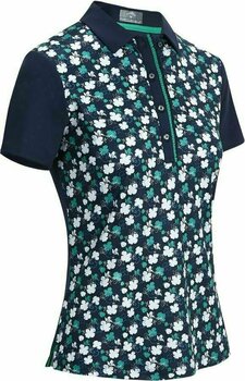 Chemise polo Callaway Mini 3 Color Floral Print Peacoat S - 1