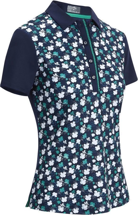 Polo košeľa Callaway Mini 3 Color Floral Print Peacoat XL