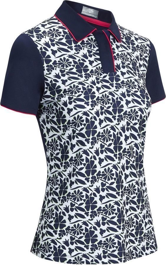 Polo trøje Callaway Floral Peacoat S
