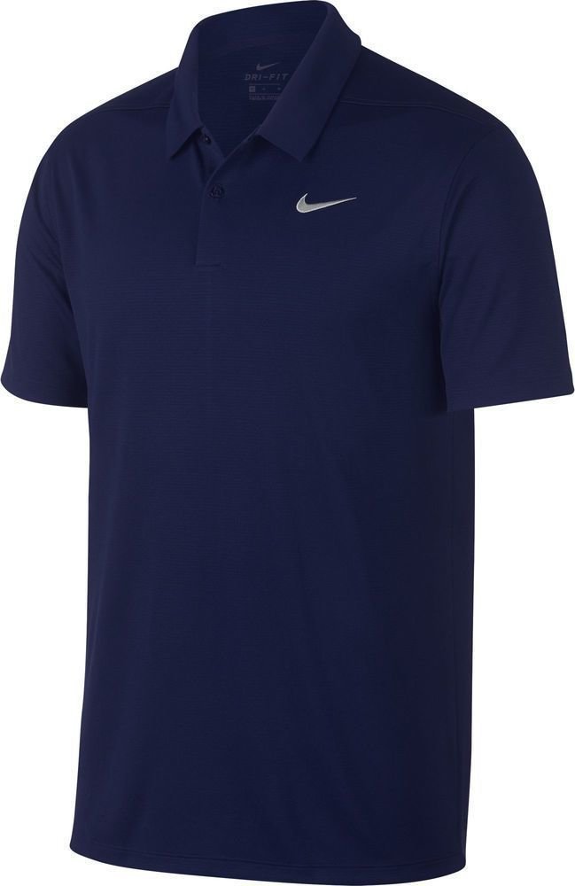 Tricou polo Nike Dri-Fit Essential Solid Mens Polo Shirt Blue Void/Fat Silver 3XL