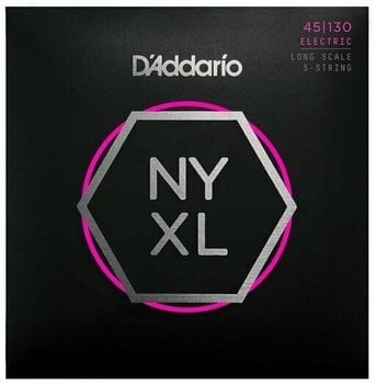 Struny pro 5-strunnou baskytaru D'Addario NYXL45130 - 1