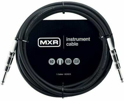 Kabel za instrumente Dunlop MXR DCIS10 Crna 3 m Ravni - Ravni - 1