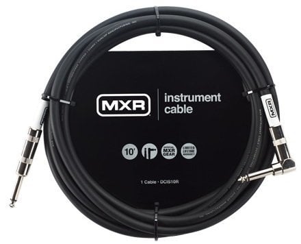 Photos - Cable (video, audio, USB) Dunlop MXR  MXR DCIS10R Black 3 m Straight - Angled 