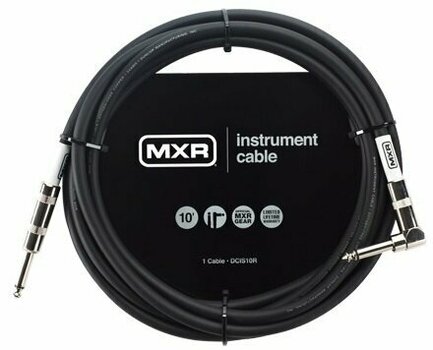 Nástrojový kabel Dunlop MXR DCIS10R Černá 3 m Rovný - Lomený - 1
