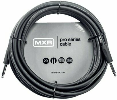 Instrument kabel Dunlop MXR DCIX20 PRO Sort 6 m Lige - Lige - 1