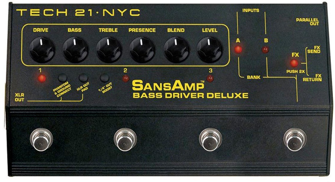 Tech 21 Bass Driver D.I. Deluxe SansAmp - Muziker