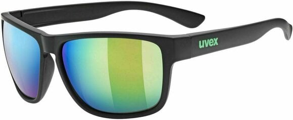 Livsstil briller UVEX LGL 36 CV Black Mat Green/Mirror Green Livsstil briller - 1