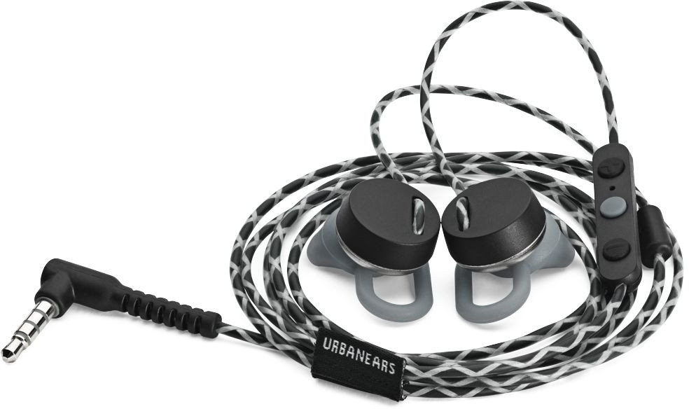In-Ear Headphones UrbanEars Reimers Black Belt Android