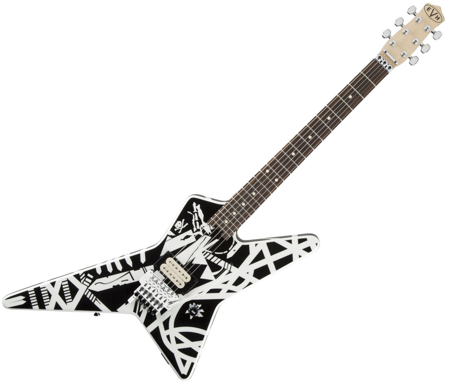 Elektrische gitaar EVH Striped Series Star