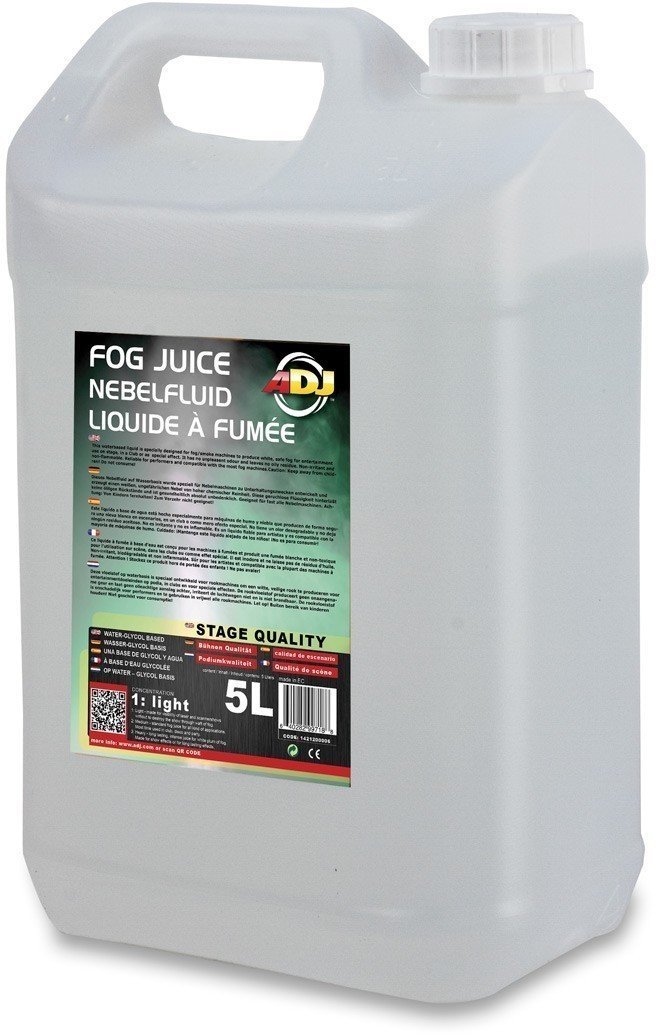 Liquide de brouillard ADJ 1 light 5L Liquide de brouillard
