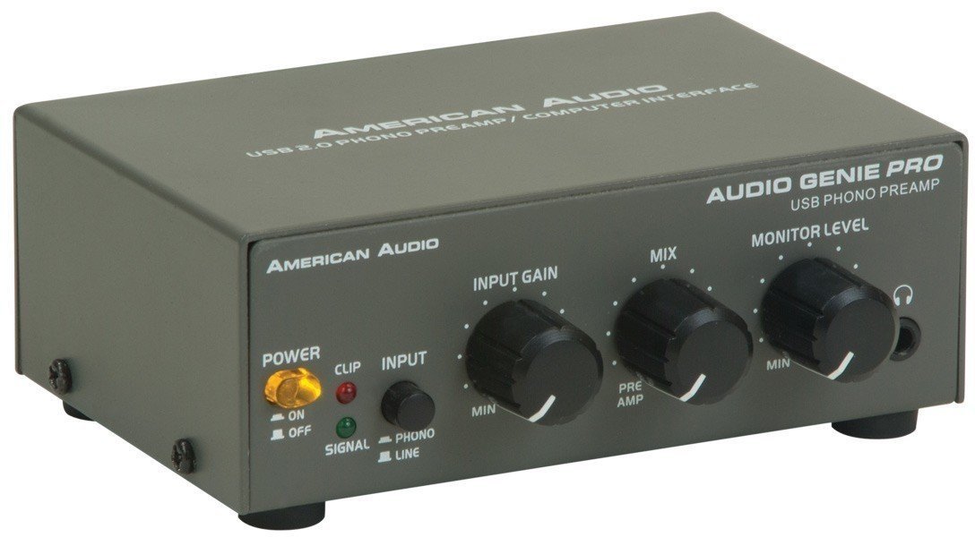 USB audio prevodník - zvuková karta ADJ Audio Genie PRO - USB Audio interface