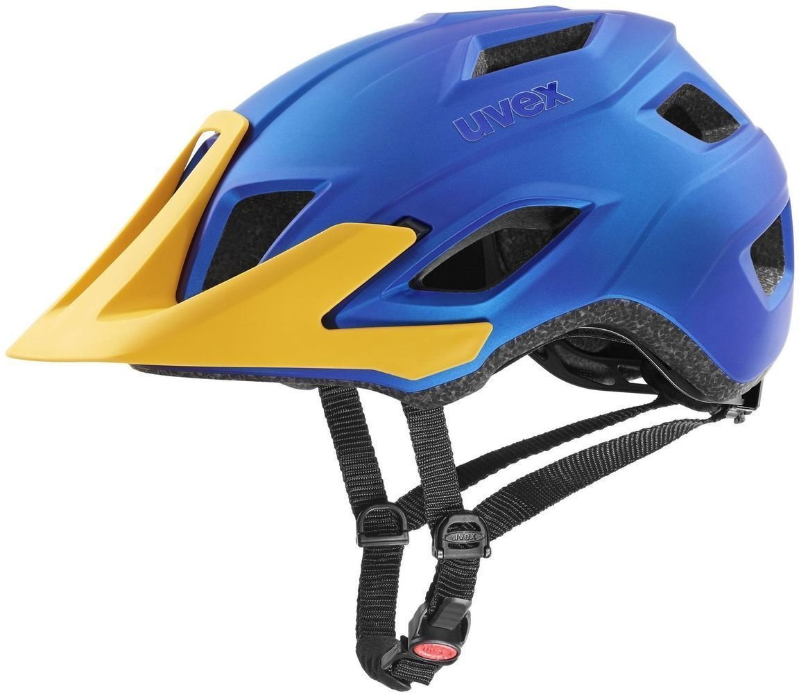 Cyklistická helma UVEX Access Blue Energy Matt 52-57 Cyklistická helma