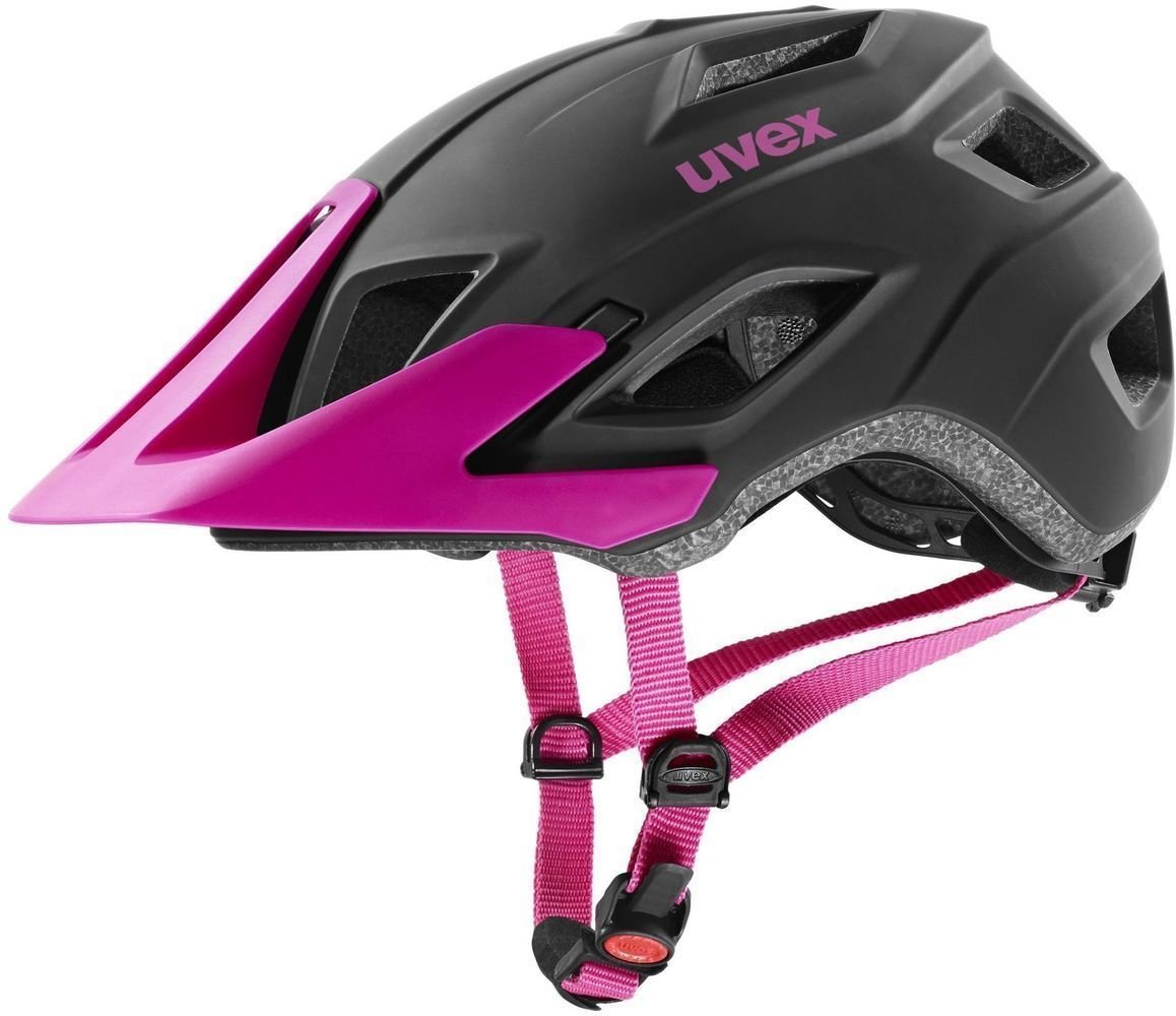 Bike Helmet UVEX Access Black Matt/Berry 52-57 Bike Helmet