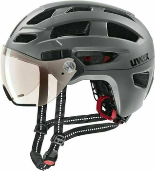Bike Helmet UVEX Finale Visor Vario Strato Matt 56-61 Bike Helmet - 1
