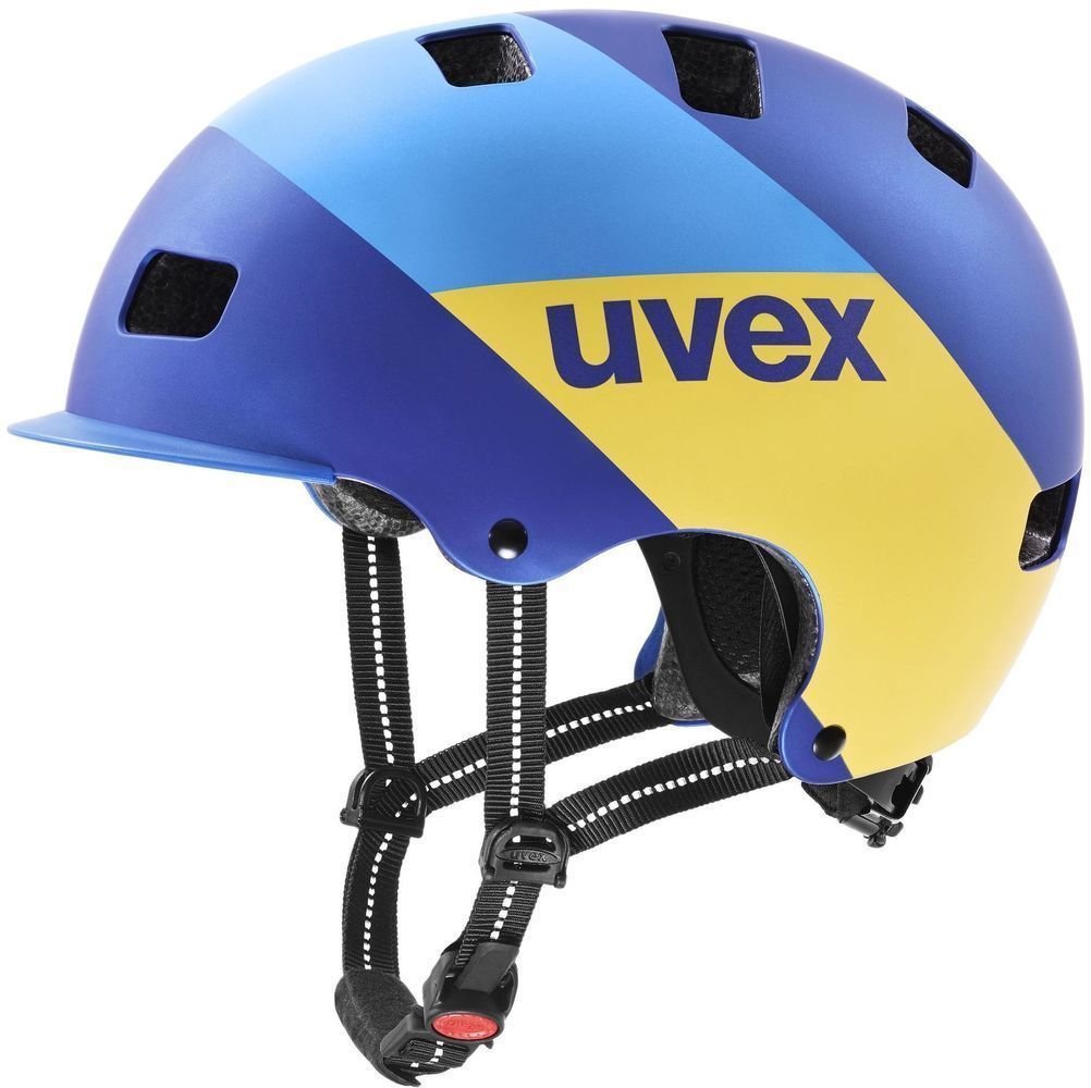Cykelhjälm UVEX HLMT 5 Bike PRO Blue Energy Matt 55-58 Cykelhjälm