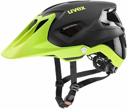 Kerékpár sisak UVEX Quatro Integrale Black/Lime Matt 52-57 Kerékpár sisak - 1