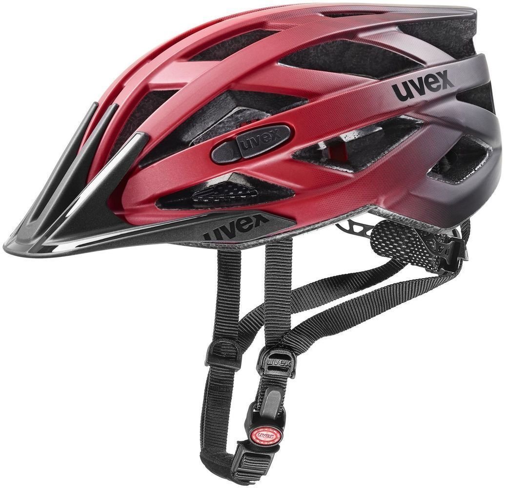 Kask rowerowy UVEX I-VO CC Red/Black Matt 52-57 Kask rowerowy