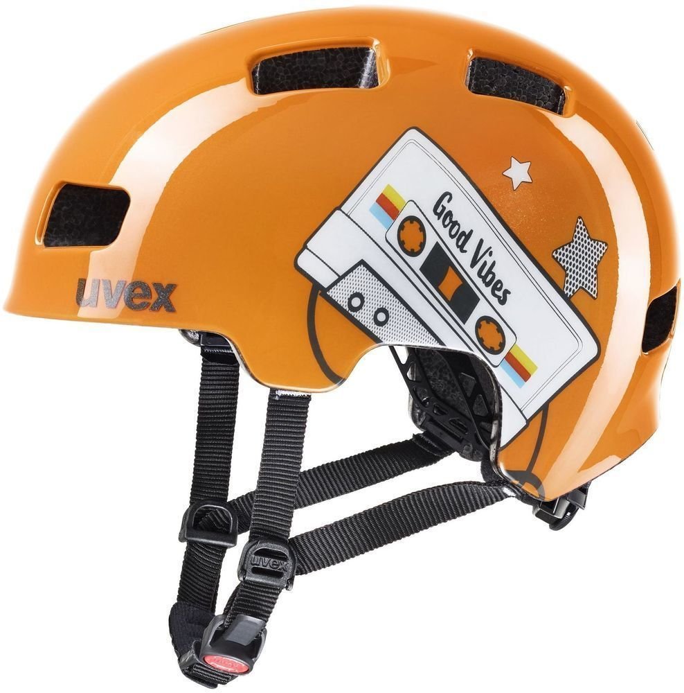Dětská cyklistická helma UVEX HLMT 4 Orange Tape 55-58 Dětská cyklistická helma