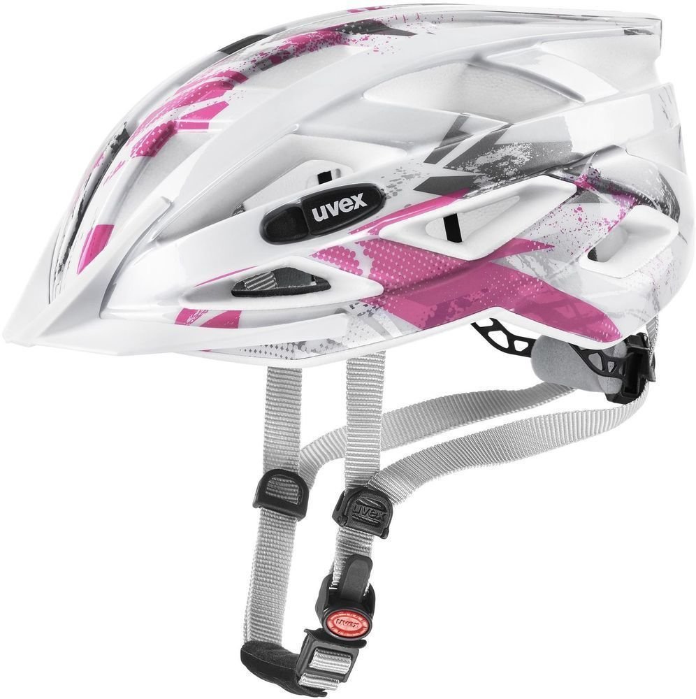 Casco de bicicleta para niños UVEX Air Wing White/Pink/Grey 52-57 Casco de bicicleta para niños