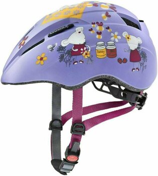 Kid Bike Helmet UVEX Kid 2 CC Lilac Mouse Matt 46-52 Kid Bike Helmet - 1