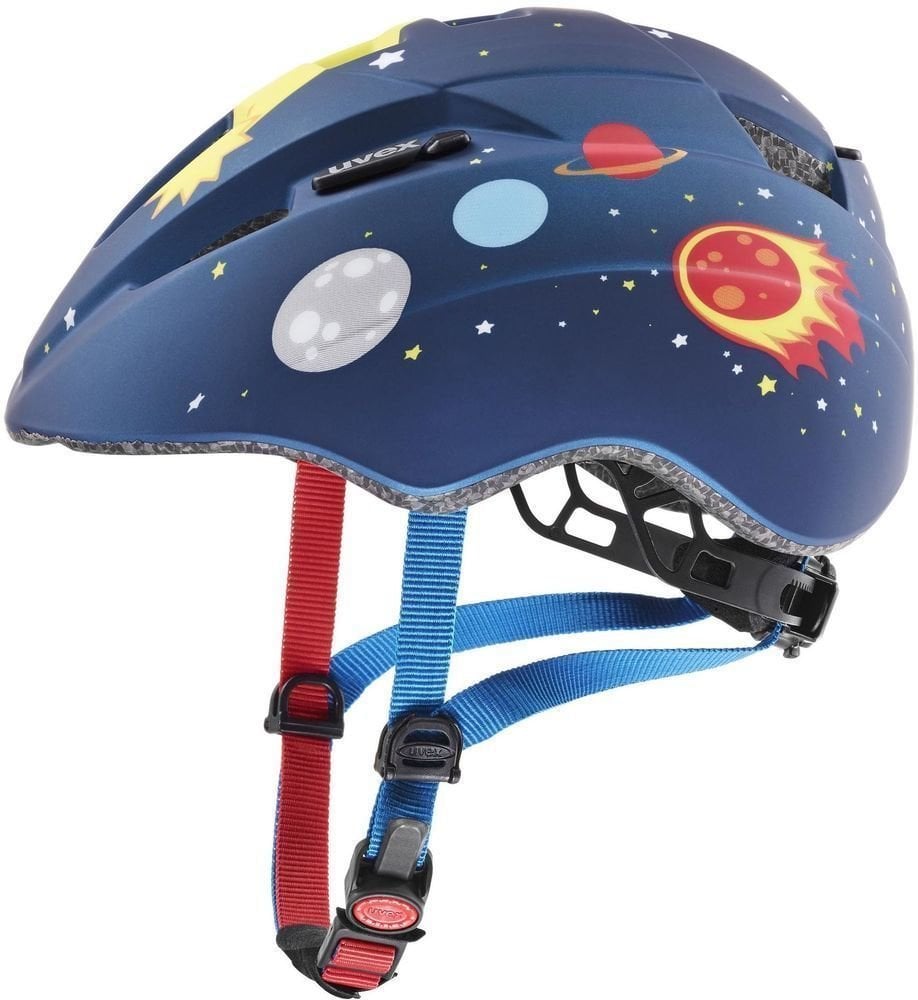 Kid Bike Helmet UVEX Kid 2 CC Blue Rocket Matt 46-52 Kid Bike Helmet