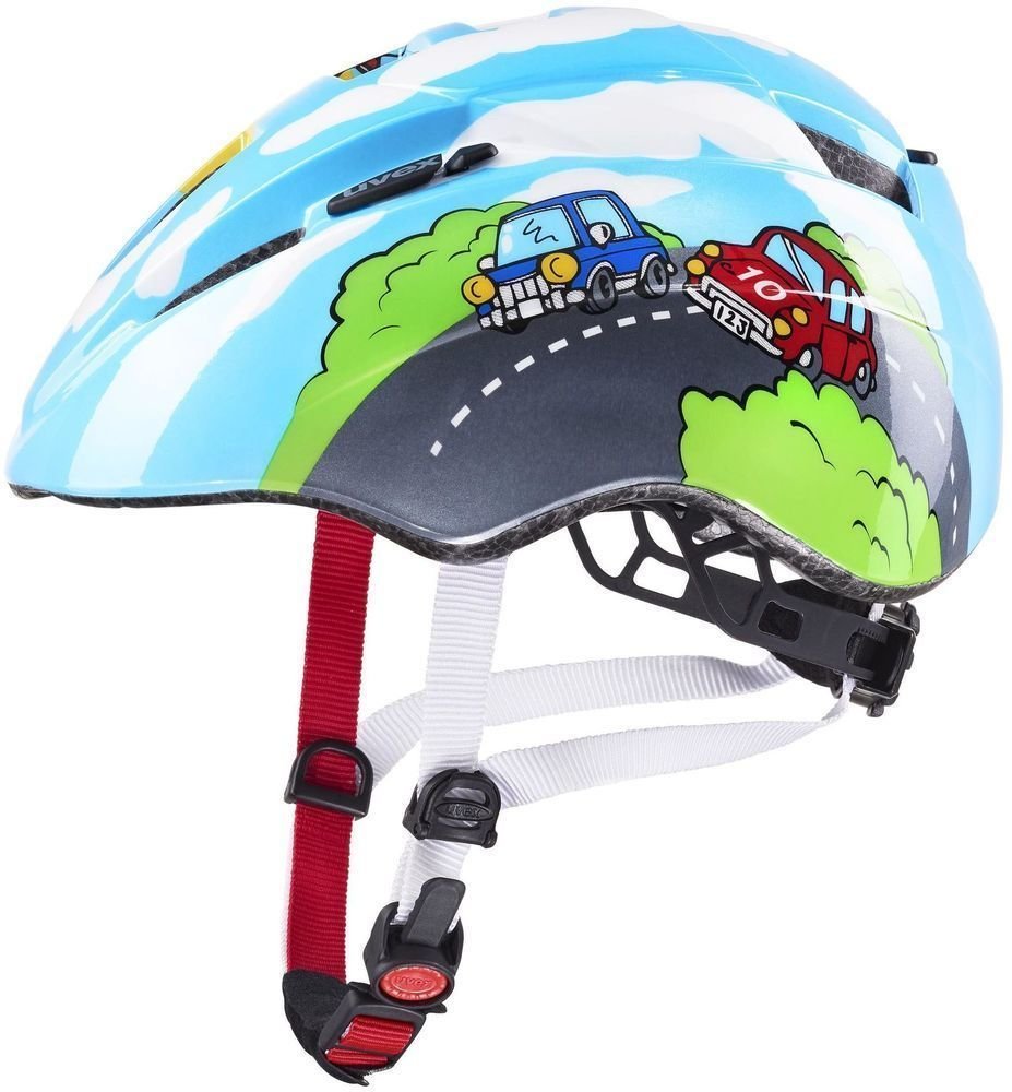 Dětská cyklistická helma UVEX Kid 2 Modrá 46-52 Dětská cyklistická helma
