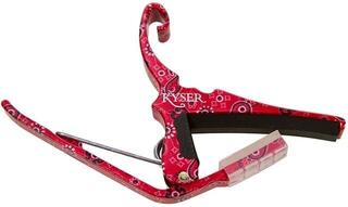 Kyser Capo Quick-Change Acoustic Red Bandana