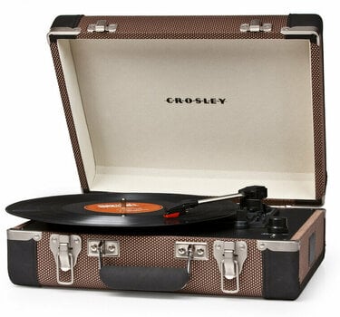 Przenośny gramofon Crosley CR6019A Executive Tweed/Black - 1
