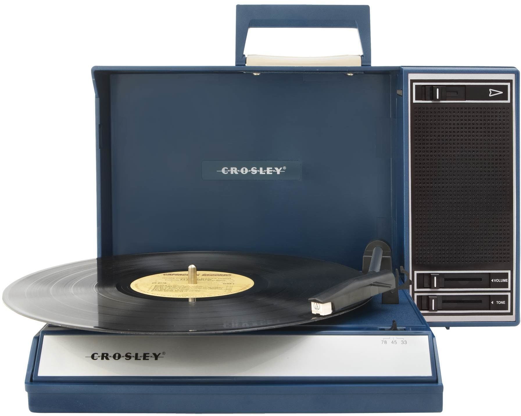 Hordozható lemezjátszó Crosley CR6016A Spinnerette Blue