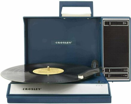 Prenosni gramofon Crosley CR6016A Spinnerette Blue - 1