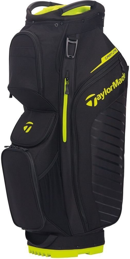 Golftaske TaylorMade Cart Lite Black/Neon Lime Golftaske