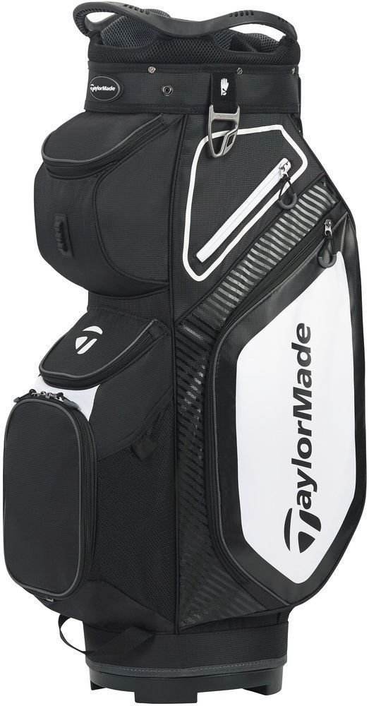 Чантa за голф TaylorMade Pro Cart 8.0 Black/White/Charcoal Чантa за голф