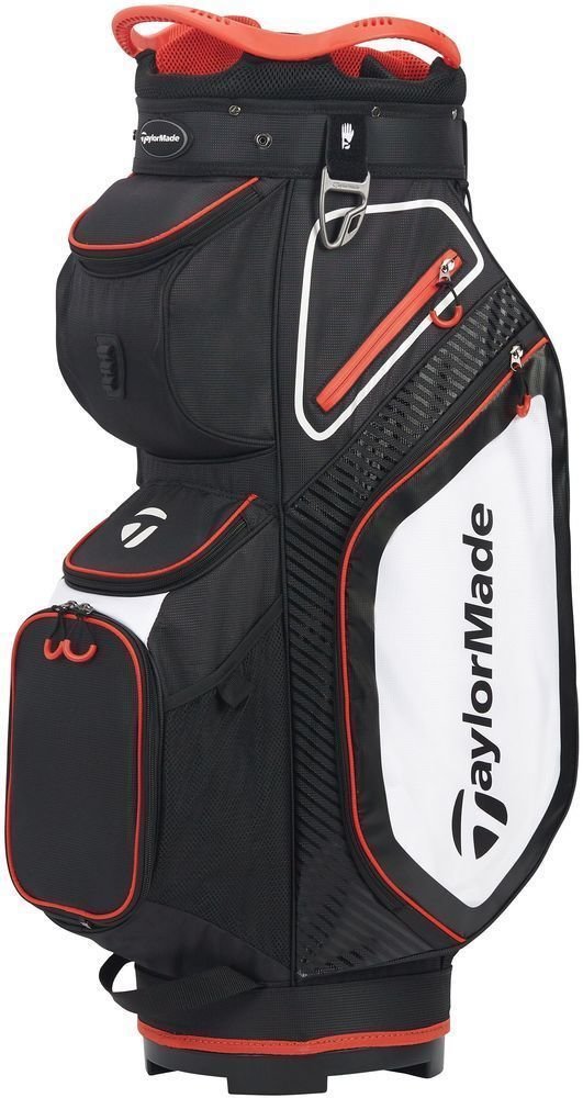 Golf Bag TaylorMade Pro Cart 8.0 Black/White/Red Golf Bag