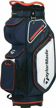 Чантa за голф TaylorMade Pro Cart 8.0 Navy/White/Red Чантa за голф - 1