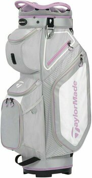Golfbag TaylorMade Pro Cart 8.0 Grey/White/Purple Golfbag - 1