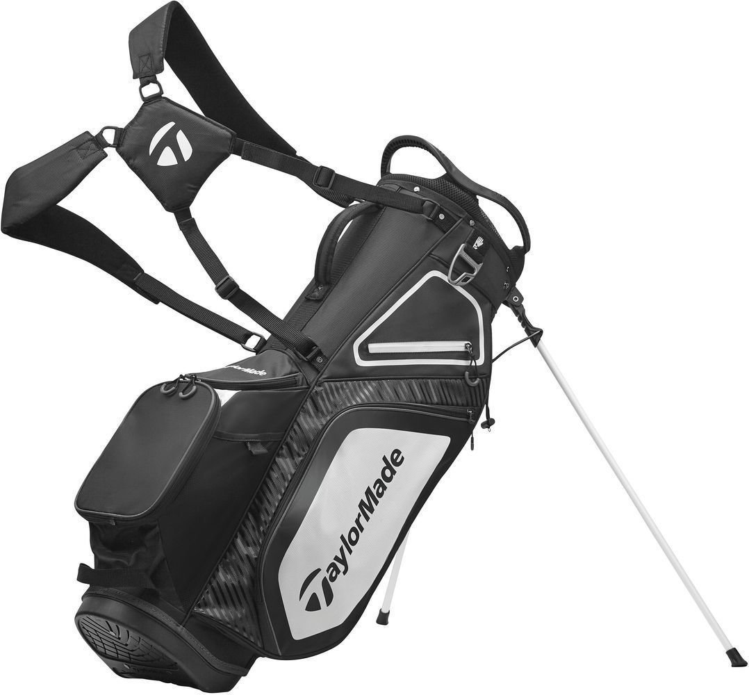 Golftaske TaylorMade Pro Stand 8.0 Black/White/Charcoal Golftaske