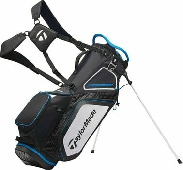 Golfbag TaylorMade Pro Stand 8.0 Black/White/Blue Golfbag - 1