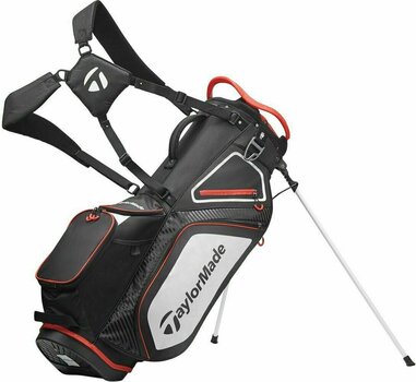 Golf torba Stand Bag TaylorMade Pro Stand 8.0 Black/White/Red Golf torba Stand Bag - 1