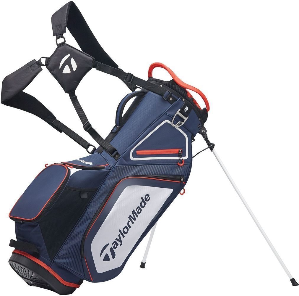 Golfbag TaylorMade Pro Stand 8.0 Navy/White/Red Golfbag