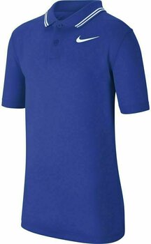 Polo trøje Nike Dri-Fit Victory Junior Polo Shirt Game Royal/White S - 1