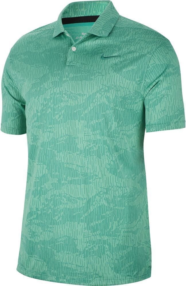 Polo majice Nike Dri-Fit Vapor Camo Jacquard Mens Polo Shirt Neptune Green/Neptune Green L
